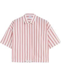 Aspesi - Striped Tie Shirt - Lyst
