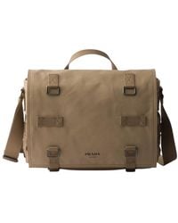 Prada - Canvas Shoulder Bag - Lyst