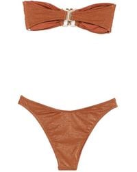 Zimmermann - Daylight Metallic Trim Bikini - Lyst