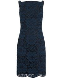 Patou - Floral-Lace Mini Dress - Lyst