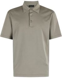 Roberto Collina - Button-Down Short Sleeve Polo Shirt - Lyst