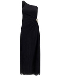 Oséree - Oséree Lumiere Spiral One Shoulder Dress - Lyst