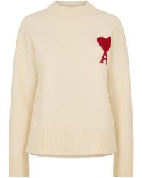 Ami Paris - Crew Neck Sweater - Lyst