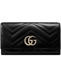 Gucci - Gg Marmont Continental Wallet - Lyst
