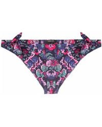 Isabel Marant - Floral Print Low-Rise Bikini Bottoms - Lyst