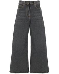 Etro - Wide-Leg Washed Denim Jeans - Lyst