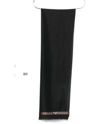 Emporio Armani - Logo-Print Scarf - Lyst
