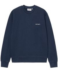 Carhartt - Script Embroidery Sweatshirt - Lyst