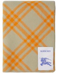 Burberry - Check Pattern Wool Blanket - Lyst