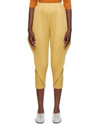 Pleats Please Issey Miyake - Thicker Bottoms 1 Trousers - Lyst