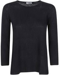 Baserange - Plain Jersey Long-Sleeved T-Shirt - Lyst