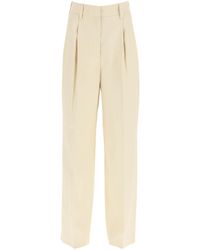 Loulou de Saison - Straight-Leg Casual Pants - Lyst
