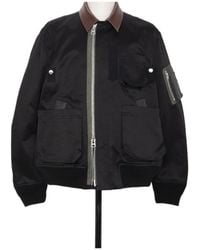 Sacai - Long-Sleeved Zip-Up Jacket - Lyst