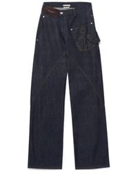 JW Anderson - Twisted Workwear Denim Jeans - Lyst