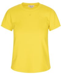 McQueen - Skull Embroidered Crewneck T-Shirt - Lyst