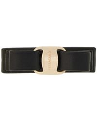 Ferragamo - Double Vara Bow Hair Clip - Lyst