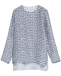 Max Mara - Printed Silk Shirt - Lyst