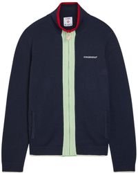 CASABLANCA - High-Neck Striped Jacket - Lyst