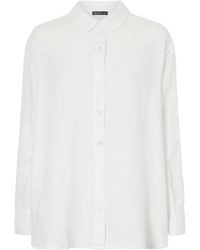 James Perse - Linen-Canvas Shirt - Lyst