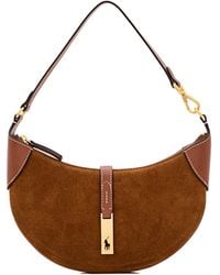 Polo Ralph Lauren - Polo Pony Detailed Zipped Shoulder Bag - Lyst
