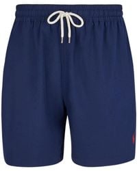 Polo Ralph Lauren - Logo Embroidered Swim Trunks - Lyst