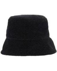 Jil Sander - Corduroy Wide Brim Bucket Hat - Lyst