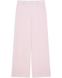 Weekend by Maxmara - Wool Canvas Palazzo Trousers - Lyst