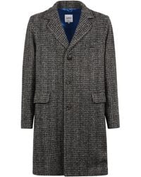 Aspesi - Single Breasted Lapel Collared Coat - Lyst