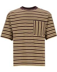 Dries Van Noten - Striped Cotton Jersey T-Shirt - Lyst