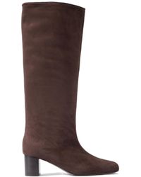 TOTEME - Downtown Suede Boots - Lyst