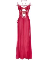 Nensi Dojaka - Cut-Out Frilled Gown - Lyst