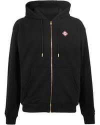 CASABLANCA - Zippered Hoodie - Lyst