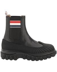 Thom Browne - Rwb Striped Chelsea Boots - Lyst