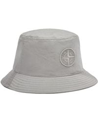 Stone Island - Compass-Badge Bucket Hat - Lyst