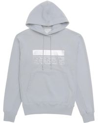 Helmut Lang - Logo-Print Cotton Hoodie - Lyst