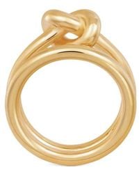 Celine - Knot Double Ring - Lyst