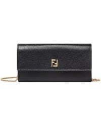 Fendi - Ff Continental Chained Wallet - Lyst