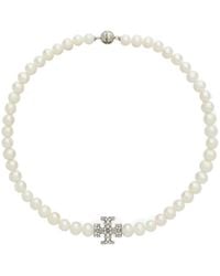 Tory Burch - Kira Pearl Necklace - Lyst