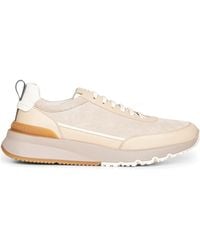 Brunello Cucinelli - Round Toe Low-Top Casual Shoes - Lyst