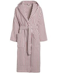 Tekla - Striped Bathrobe - Lyst
