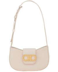 Ferragamo - Ferragamo Double Gancini Mini Bag - Lyst