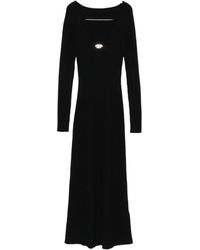 DIESEL - M-Oloni Cut-Out Detailed Knitted Dress - Lyst