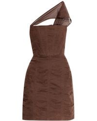 DSquared² - Corset Off-Shoulder Mini Dress - Lyst