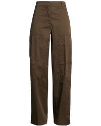 Tory Burch - Plain Colour Casual Trousers - Lyst