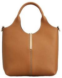 Tod's - Logo Engraved Mini Shopping Bag - Lyst
