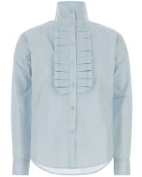 GIMAGUAS - Chris Pleated Front Shirt - Lyst