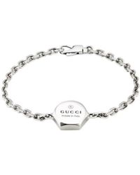 Gucci - Embossed Logo Bracelet - Lyst