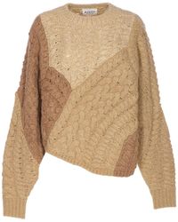 Isabel Marant - Isabel Marant Étoile Patchwork Cable-Knit Jumper - Lyst