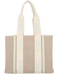 Chloé - Chloé Medium Woody Tote Bag - Lyst