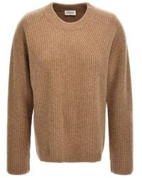 P.A.R.O.S.H. - Crew-Neck Waffle-Knit Jumper - Lyst